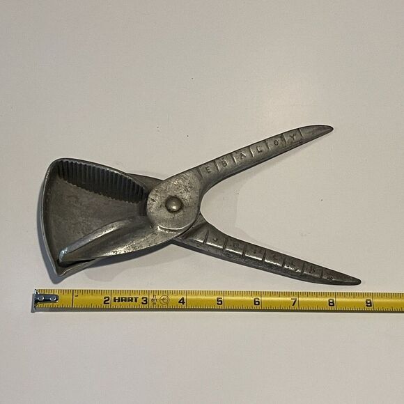 Vintage Mid-Century Modern EBALOY JUICER ‎ Aluminum Citris Squeezer Hand Press - Picture 8 of 8
